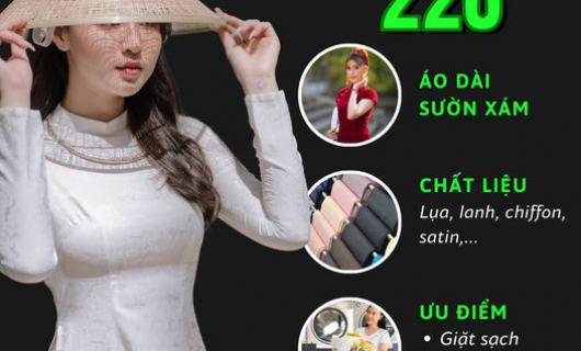 ÁO DÀI - XƯỜNG XÁM