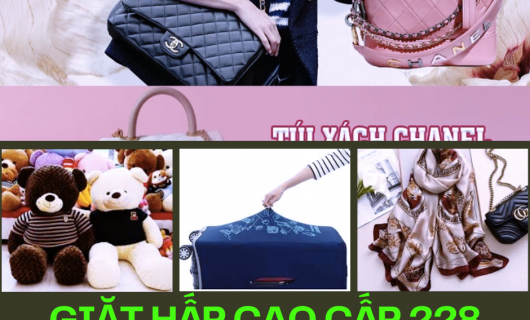 Dịch vụ giặt hấp và vệ sinh đồ da như túi xách, vali vải, khăn choàng và thú nhồi bông..