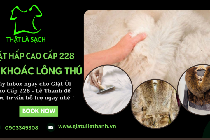 Có nên giặt áo khoác lông thú tại nhà không ?